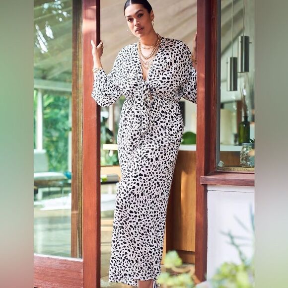 NWT Eloquii Tie Front Jumpsuit 18 - Picture 1 of 4